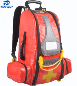 Waterproof Tarpaulin Tactical EMT Medical Oxygen Bag in EU Standard QPFA-030