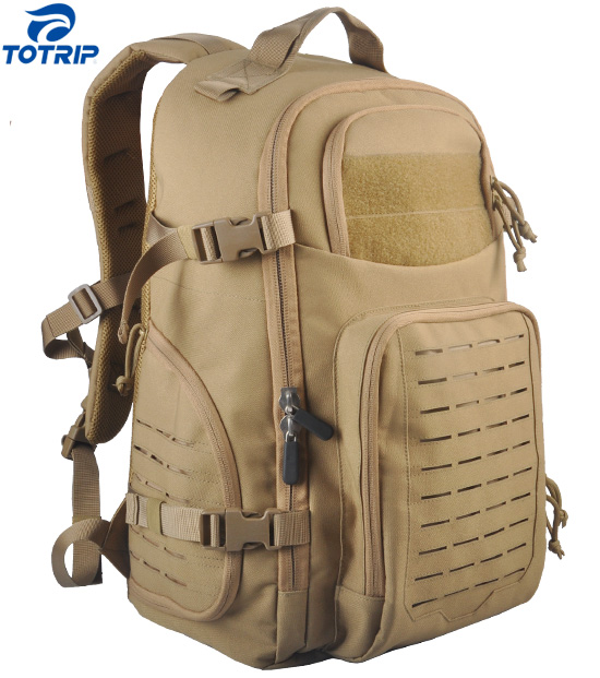 Totrip Laser cut finishing Molle system Assault Tactical EDC Backpack